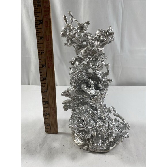 Anthill Art Casting Sculpture Fire Ant Aluminum Casting 10” Tall #76 - Picture 4 of 9
